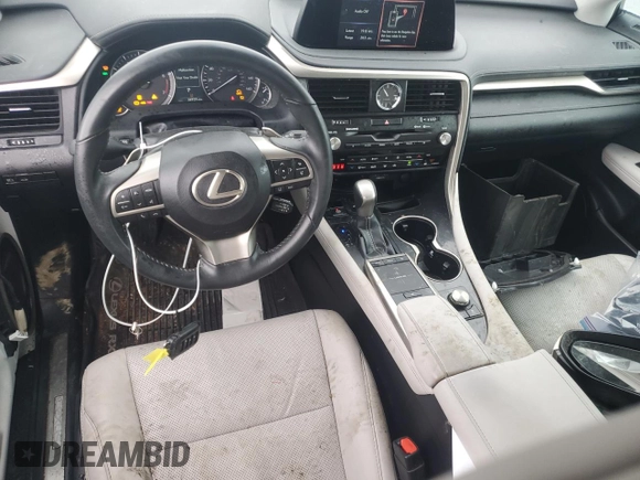 2022 Lexus RX 350 with VIN 2T2AZMDA5NC336823, listed as a Copart auction lot 86950954 with 38,959 mi miles and Salvage title. Bid and sale history available at DreamBid. Image 8.