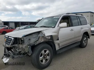 1998 Toyota Land Cruiser with VIN JT3HT05J9W0013970, listed as a Copart auction lot 46343855 with 317,092 mi miles and Salvage Title. Bid and sale history available at carsss.com. Image 1.