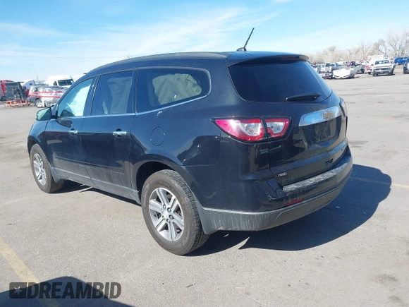 2015 Chevrolet Traverse LT with VIN 1GNKVGKD6FJ318203, listed as a IAAI auction lot 41759188 with Not Provided miles and . Bid and sale history available at DreamBid. Image 3.