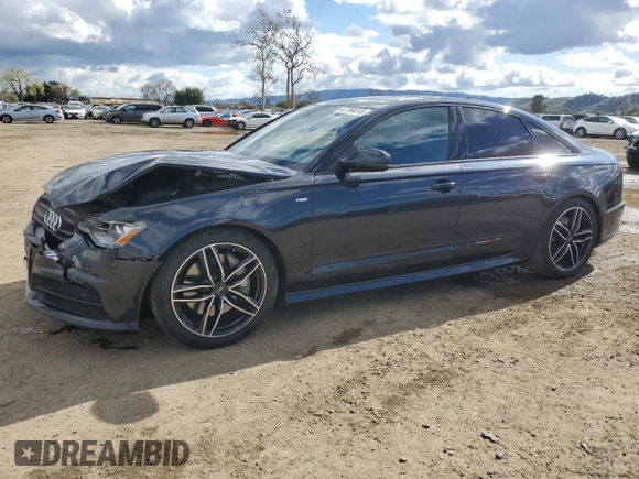 2016 Audi A6 2.0T Premium with VIN WAUFFAFCXGN185930, listed as a Copart auction lot 47794515 with 83,334 mi miles and Salvage Title. Bid and sale history available at carsss.com. Image 1.