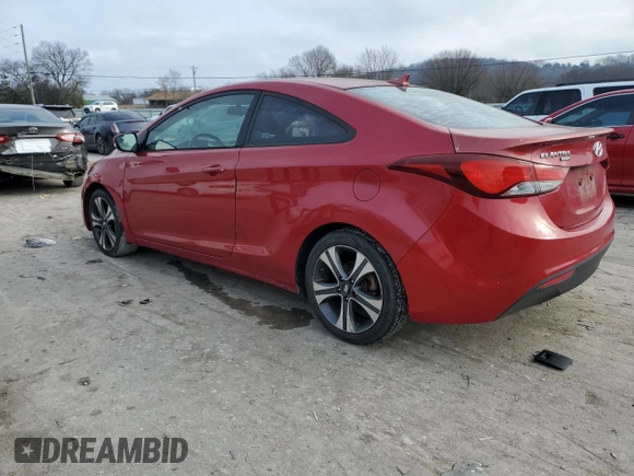 2014 Hyundai Elantra Coupe with VIN KMHDH6AH9EU029459, listed as a Copart auction lot 85429784 with 158,294 mi miles and Clean Title. Bid and sale history available at carsss.com. Image 2.