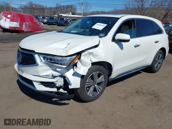 2017 Acura MDX with VIN 5FRYD4H33HB026679, listed as a IAAI auction lot 41894410 with 98,023 mi miles. Bid and sale history available at carsss.com. Image 6.