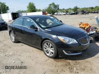2016 Buick Regal Premium II with VIN 2G4GS5GXXG9188174, listed as a Copart auction lot 54869315 with 71,922 mi miles and Salvage title. Bid and sale history available at DreamBid. Image 4.