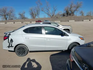 2022 Mitsubishi Mirage G4 ES with VIN ML32FUFJ5NHF03326, listed as a IAAI auction lot 41340720 with 15,621 mi miles. Bid and sale history available at carsss.com. Image 13.