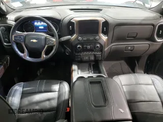 2022 Chevrolet Silverado 1500 High Country with VIN 1GCUYHED4NZ235024, listed as a Copart auction lot 87676305 with 44,990 mi miles and Salvage Title. Bid and sale history available at DreamBid. Image 8.