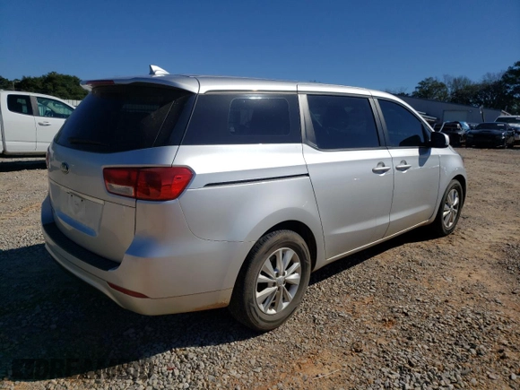 2017 Kia Sedona L with VIN KNDMA5C10H6279572, listed as a Copart auction lot 46491355 with 83,375 mi miles and Salvage Title. Bid and sale history available at carsss.com. Image 3.