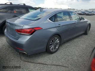 2017 Genesis G80 3.8L with VIN KMHGN4JE5HU178049, listed as a Copart auction lot 74025624 with 0 mi miles and Salvage Title. Bid and sale history available at carsss.com. Image 3.