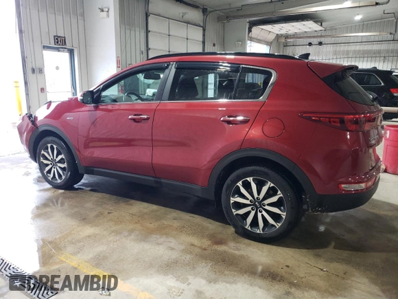2018 Kia Sportage EX with VIN KNDPNCAC1J7446998, listed as a Copart auction lot 48864255 with 90,304 mi miles and Salvage Title. Bid and sale history available at carsss.com. Image 2.