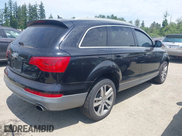 2013 Audi Q7 Premium Plus with VIN WA1LGAFE7DD000152, listed as a IAAI auction lot 42520904 with 137,516 mi miles and . Bid and sale history available at DreamBid. Image 4.