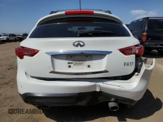 2013 Infiniti FX with VIN JN8CS1MW5DM173270, listed as a Copart auction lot 52174825 with 143,081 mi miles and Salvage Title. Bid and sale history available at carsss.com. Image 6.