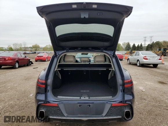 2025 Genesis GV70 2.5T with VIN 5NMMADTB2SH018019, listed as a Copart auction lot 55451745 with 8,645 mi miles and Salvage title. Bid and sale history available at DreamBid. Image 6.
