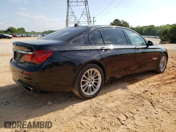 2015 BMW 7 Series 740Li xDrive with VIN WBAYF4C53FGS99237, listed as a Copart auction lot 55128815 with 167,986 mi miles and Clean Title. Bid and sale history available at carsss.com. Image 3.
