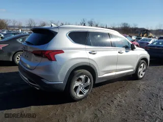 2021 Hyundai Santa Fe SEL with VIN 5NMS6DAJXMH334824, listed as a Copart auction lot 45962085 with 36,962 mi miles and Salvage Title. Bid and sale history available at carsss.com. Image 3.