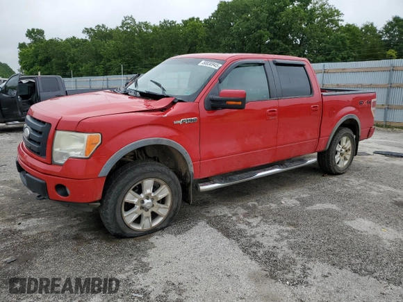 2009 Ford F-150 XL with VIN 1FTPW14V79FA70128, listed as a Copart auction lot 58830945 with 266,689 mi miles and Salvage title. Bid and sale history available at DreamBid. Image 1.