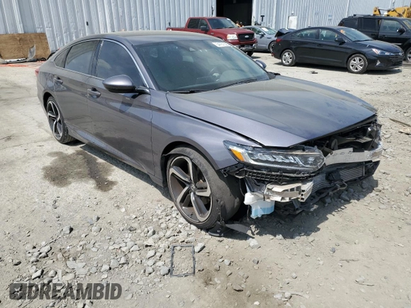2019 Honda Accord Sport with VIN 1HGCV1F38KA099543, listed as a Copart auction lot 54767525 with 51,010 mi miles and Salvage Title. Bid and sale history available at DreamBid. Image 4.