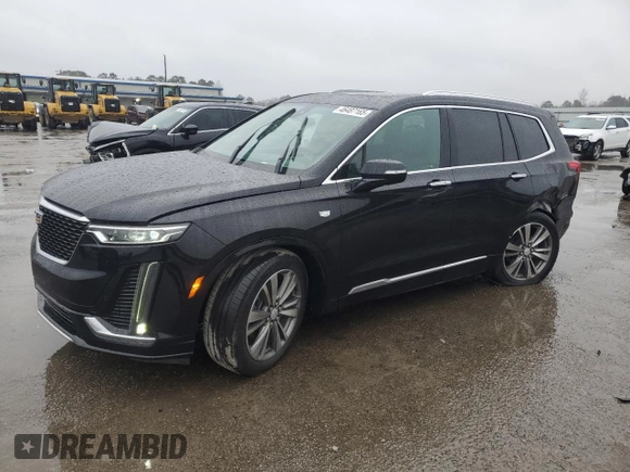 2021 Cadillac XT6 Premium Luxury z VIN 1GYKPDRS3MZ117552, wystawiony jako Copart lot #46487165 z przebiegiem 50 349 mil mil oraz Tytuł czysty. Historia ofert i sprzedaży dostępna na DreamBid. Obrazek 1.