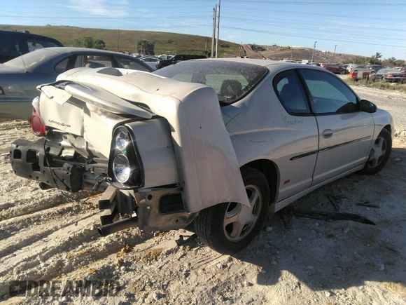 2004 Chevrolet Monte Carlo SS with VIN 2G1WX12K749295984, listed as a IAAI auction lot 35561007 with 1 mi miles. Bid and sale history available at carsss.com. Image 4.