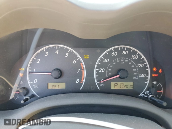 2009 Toyota Corolla with VIN 1NXBU40EX9Z115335, listed as a Copart auction lot 47448605 with 172,010 mi miles and Salvage Title. Bid and sale history available at carsss.com. Image 9.