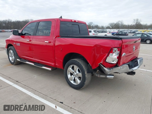 2018 Ram 1500 Big Horn with VIN 1C6RR7LT4JS294480, listed as a IAAI auction lot 41950943 with 81,089 mi miles and . Bid and sale history available at DreamBid. Image 3.