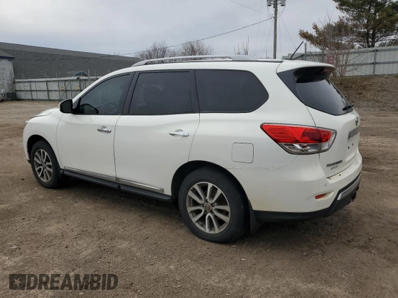 2014 Nissan Pathfinder SL z VIN 5N1AR2MMXEC671275, wystawiony jako Copart lot #51364405 z przebiegiem 160 087 mil mil oraz Czysty tytuł • Clean title. Historia ofert i sprzedaży dostępna na DreamBid. Obrazek 2.