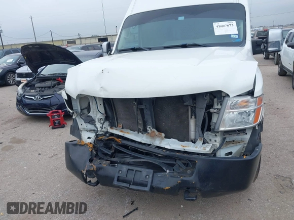 2017 Nissan NV SV with VIN 1N6AF0LY1HN804288, listed as a IAAI auction lot 41607673 with 196,111 mi miles. Bid and sale history available at carsss.com. Image 6.