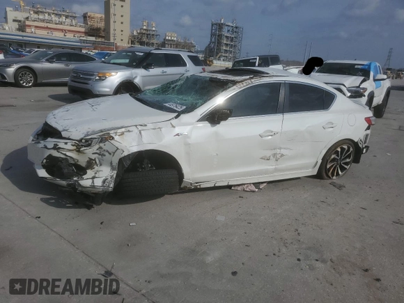 2018 Acura ILX Premium with VIN 19UDE2F8XJA004887, listed as a Copart auction lot 44976425 with Not provided miles and Salvage title. Bid and sale history available at DreamBid. Image 1.