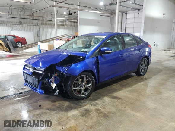 2013 Ford Focus SE with VIN 1FADP3F25DL302871, listed as a Copart auction lot 53094085 with 134,706 mi miles and Salvage Title. Bid and sale history available at carsss.com. Image 1.