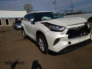 2020 Toyota Highlander L with VIN 5TDCZRBH9LS504672, listed as a Copart auction lot 54147505 with 49,879 mi miles and Salvage title. Bid and sale history available at DreamBid. Image 14.