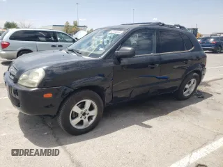2006 Hyundai Tucson GL with VIN KM8JM12B66U342188, listed as a Copart auction lot 63140444 with 168,587 mi miles and Salvage Title. Bid and sale history available at carsss.com. Image 1.