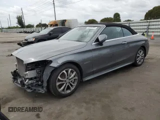 2017 Mercedes-Benz C 300 with VIN WDDWK4JB1HF432235, listed as a Copart auction lot 50295395 with Not Provided miles and Salvage Title. Bid and sale history available at DreamBid. Image 1.