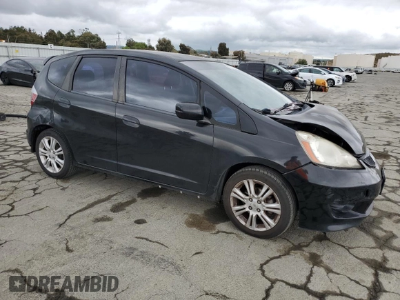 2010 Honda Fit Sport with VIN JHMGE8H49AC039500, listed as a Copart auction lot 53576655 with 170,571 mi miles and Salvage Title. Bid and sale history available at carsss.com. Image 4.