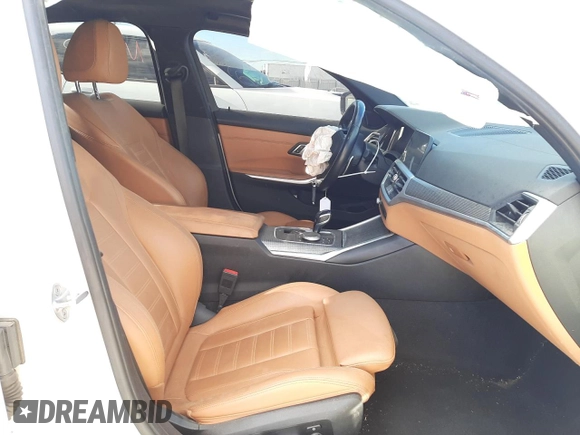 2020 BMW 3 Series M340i with VIN WBA5U7C00LFH31687, listed as a Copart auction lot 59949522 with Not Provided miles. Bid and sale history available at carsss.com. Image 5.