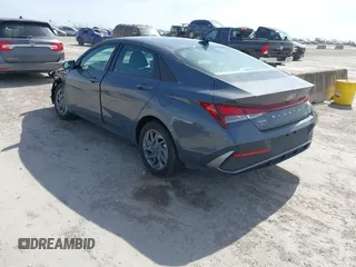 2024 Hyundai Elantra SEL with VIN KMHLM4DG3RU792467, listed as a IAAI auction lot 41826597 with 9,216 mi miles and . Bid and sale history available at DreamBid. Image 3.