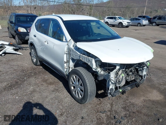 2017 Nissan Rogue SV with VIN KNMAT2MV8HP595664, listed as a IAAI auction lot 41932361 with 89,842 mi miles. Bid and sale history available at carsss.com. Image 1.
