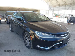 2015 Chrysler 200 C with VIN 1C3CCCCG5FN515168, listed as a IAAI auction lot 41770829 with 136,521 mi miles. Bid and sale history available at carsss.com. Image 1.