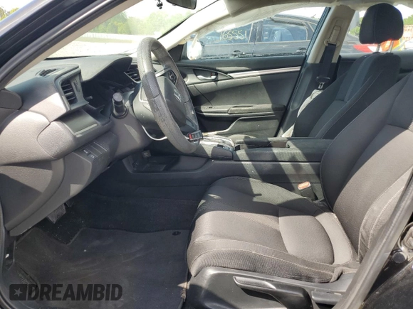 2017 Honda Civic Sedan LX with VIN 2HGFC2F5XHH575909, listed as a Copart auction lot 51292595 with 77,118 mi miles and Salvage Title. Bid and sale history available at carsss.com. Image 7.
