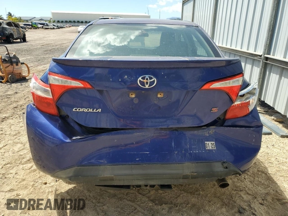 2014 Toyota Corolla L with VIN 5YFBURHE9EP040382, listed as a Copart auction lot 65289415 with 105,778 mi miles and Salvage title. Bid and sale history available at DreamBid. Image 6.