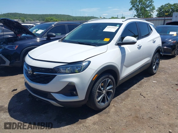2022 Buick Encore GX Select with VIN KL4MMDS22NB110209, listed as a IAAI auction lot 42572913 with 34,527 mi miles and . Bid and sale history available at DreamBid. Image 18.