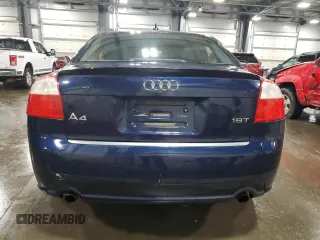 2005 Audi A4 1.8T with VIN WAUJC68E75A043439, listed as a Copart auction lot 72220904 with 152,747 mi miles and Non Repairable. Bid and sale history available at carsss.com. Image 6.