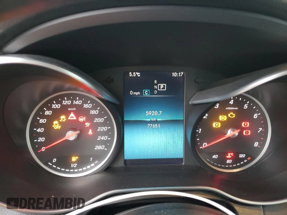 2021 Mercedes-Benz GLC 300 with VIN W1N0G8EB0MV264079, listed as a Copart auction lot 84790434 with 77,651 mi miles and Clean title. Bid and sale history available at DreamBid. Image 9.