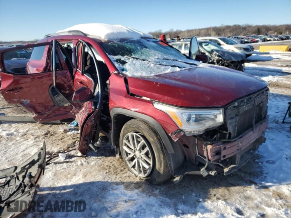2017 GMC Acadia SLE with VIN 1GKKNLLS1HZ204293, listed as a Copart auction lot 88282955 with Not Provided miles and Salvage Title. Bid and sale history available at carsss.com. Image 4.