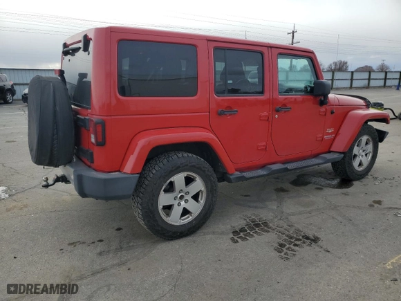 2012 Jeep Wrangler Unlimited Sahara with VIN 1C4BJWEGXCL223261, listed as a Copart auction lot 49350525 with 153,256 mi miles and Salvage Title. Bid and sale history available at carsss.com. Image 3.