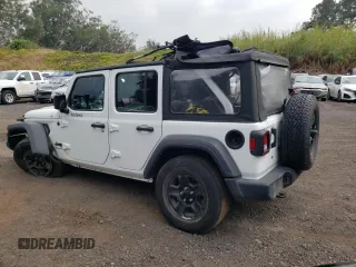 2023 Jeep Wrangler Sport with VIN 1C4HJXDG2PW697694, listed as a Copart auction lot 47454245 with Not Provided miles and Non Repairable. Bid and sale history available at DreamBid. Image 2.