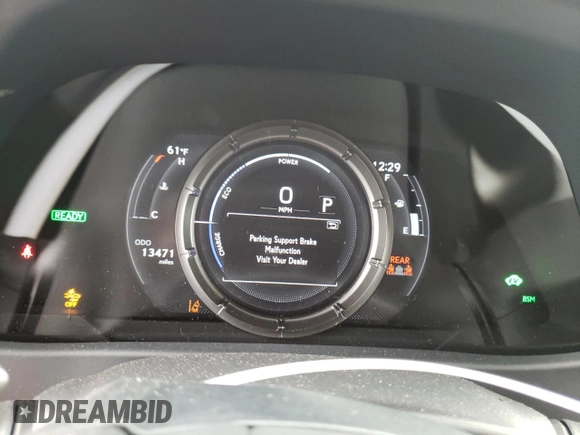 2021 Lexus UX with VIN JTHE9JBH2M2051660, listed as a Copart auction lot 44171883 with 13,471 mi miles. Bid and sale history available at carsss.com. Image 9.