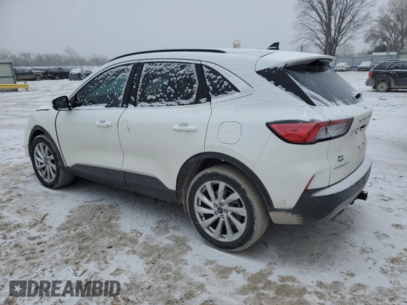 2021 Ford Escape Titanium with VIN 1FMCU9J94MUA26663, listed as a Copart auction lot 41799545 with Not Provided miles and Salvage Title. Bid and sale history available at carsss.com. Image 2.