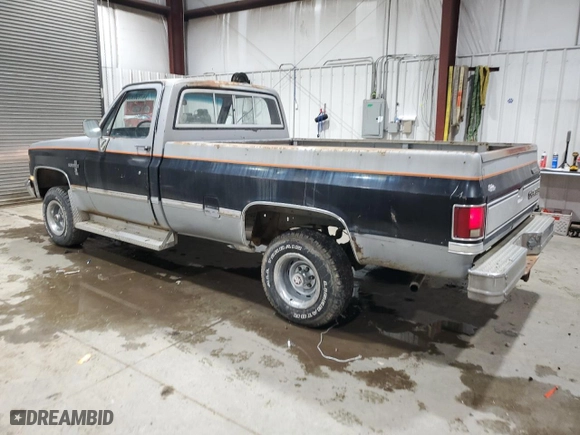 1982 Chevrolet C/K 1500 with VIN 1GCEK14HXCF391486, listed as a Copart auction lot 47890955 with 75,984 mi miles and Clean Title. Bid and sale history available at carsss.com. Image 2.