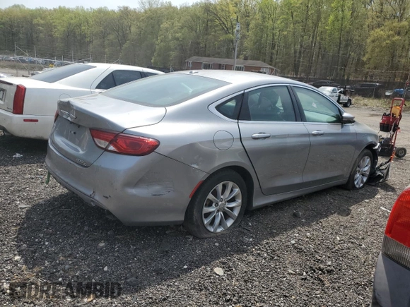 2015 Chrysler 200 C with VIN 1C3CCCCB4FN546481, listed as a Copart auction lot 53638025 with 86,406 mi miles and Salvage Title. Bid and sale history available at carsss.com. Image 3.
