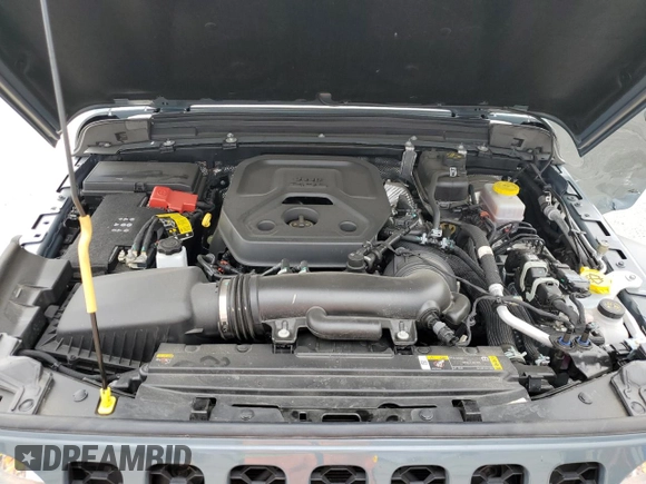 2024 Jeep Wrangler Sport S with VIN 1C4PJXDN4RW124924, listed as a Copart auction lot 50516555 with 7,747 mi miles and Salvage Title. Bid and sale history available at DreamBid. Image 13.
