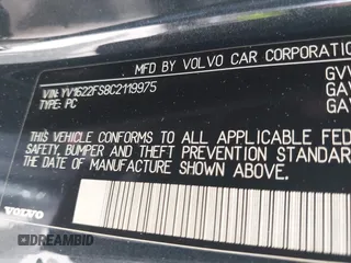 2012 Volvo S60 T5 with VIN YV1622FS8C2119975, listed as a IAAI auction lot 42647679 with 143,661 mi miles and . Bid and sale history available at DreamBid. Image 9.