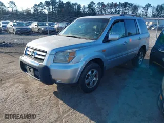 2006 Honda Pilot EX-L with VIN 2HKYF18586H503553, listed as a IAAI auction lot 41888747 with 227,307 mi miles. Bid and sale history available at carsss.com. Image 2.